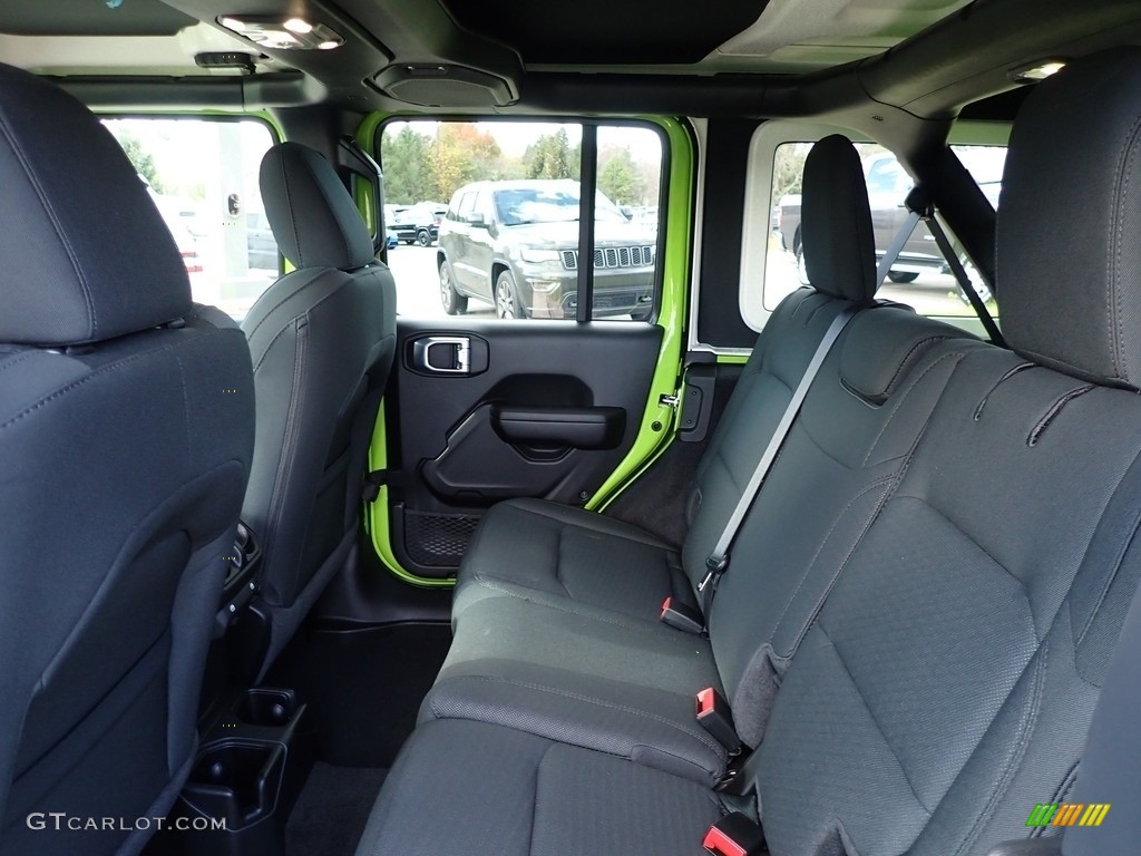Black Interior 2021 Jeep Wrangler Unlimited Willys 4x4 Photo #143182291