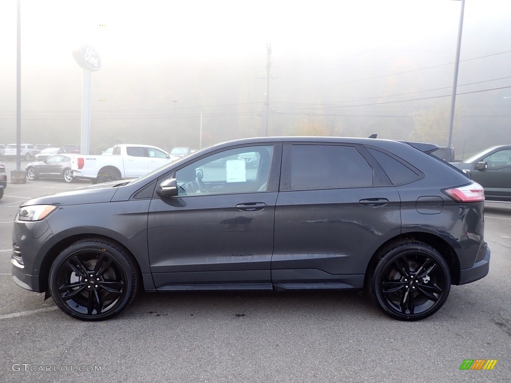 Carbonized Gray Metallic 2021 Ford Edge ST AWD Exterior Photo #143182348