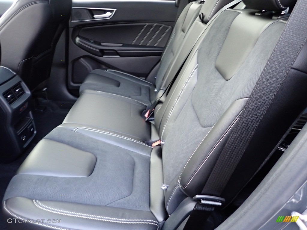 Ebony Interior 2021 Ford Edge ST AWD Photo #143182547