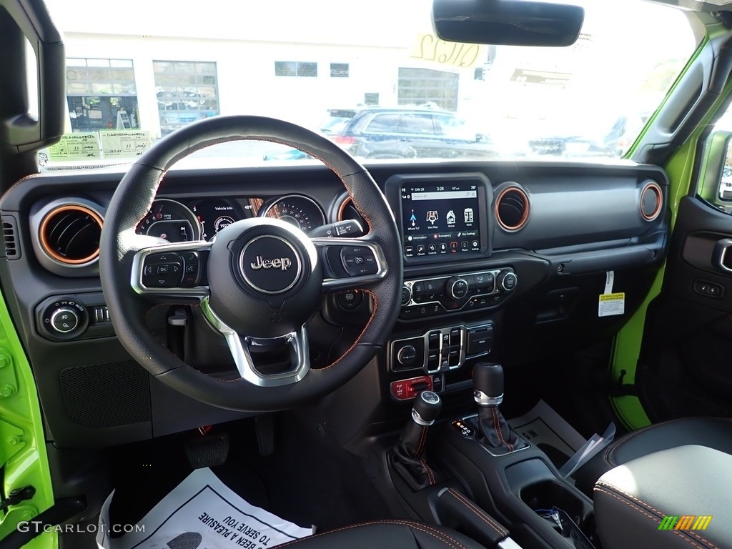 2021 Jeep Gladiator Mojave 4x4 Black Dashboard Photo #143182837