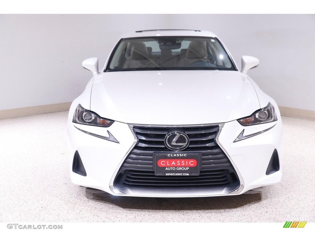 2018 IS 300 AWD - Eminent White Pearl / Chateau photo #2