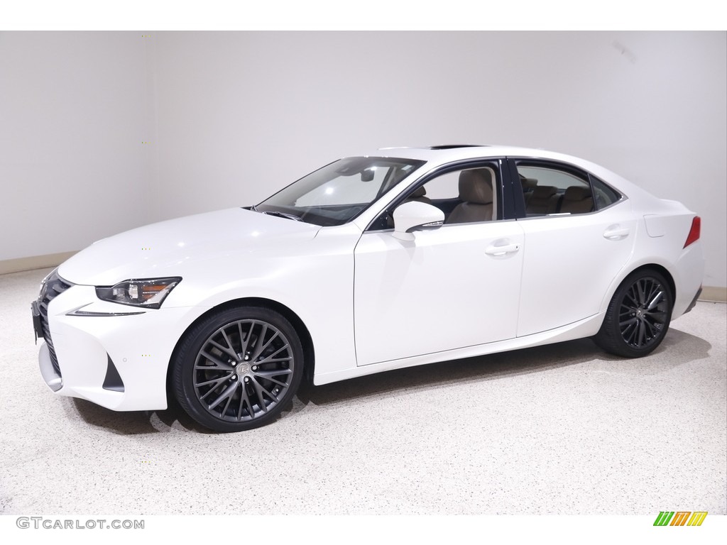 2018 IS 300 AWD - Eminent White Pearl / Chateau photo #3