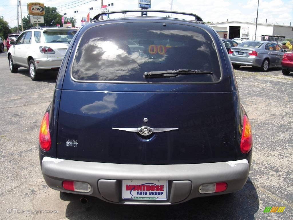 2001 PT Cruiser Limited - Patriot Blue Pearl / Gray photo #4