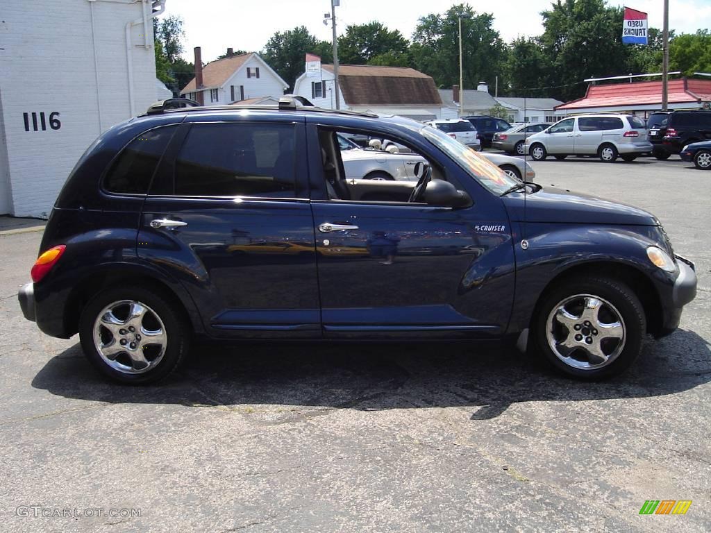 2001 PT Cruiser Limited - Patriot Blue Pearl / Gray photo #6