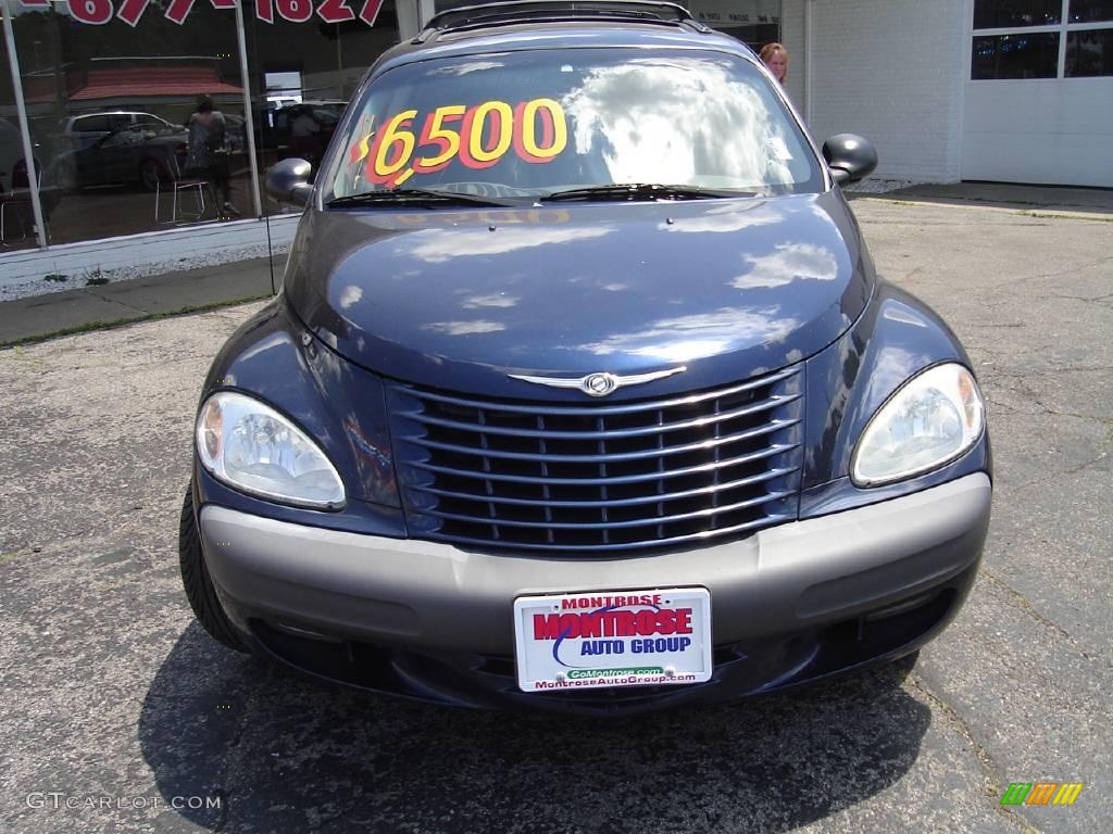 2001 PT Cruiser Limited - Patriot Blue Pearl / Gray photo #8