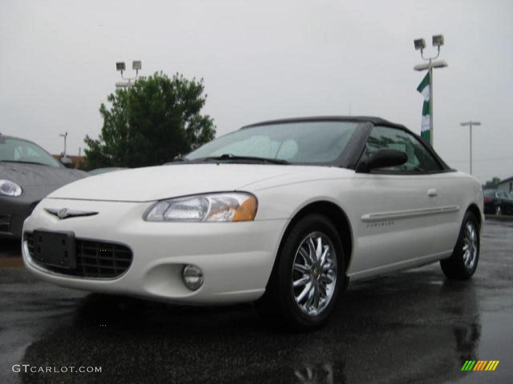2001 Sebring Limited Convertible - Stone White / Taupe photo #1