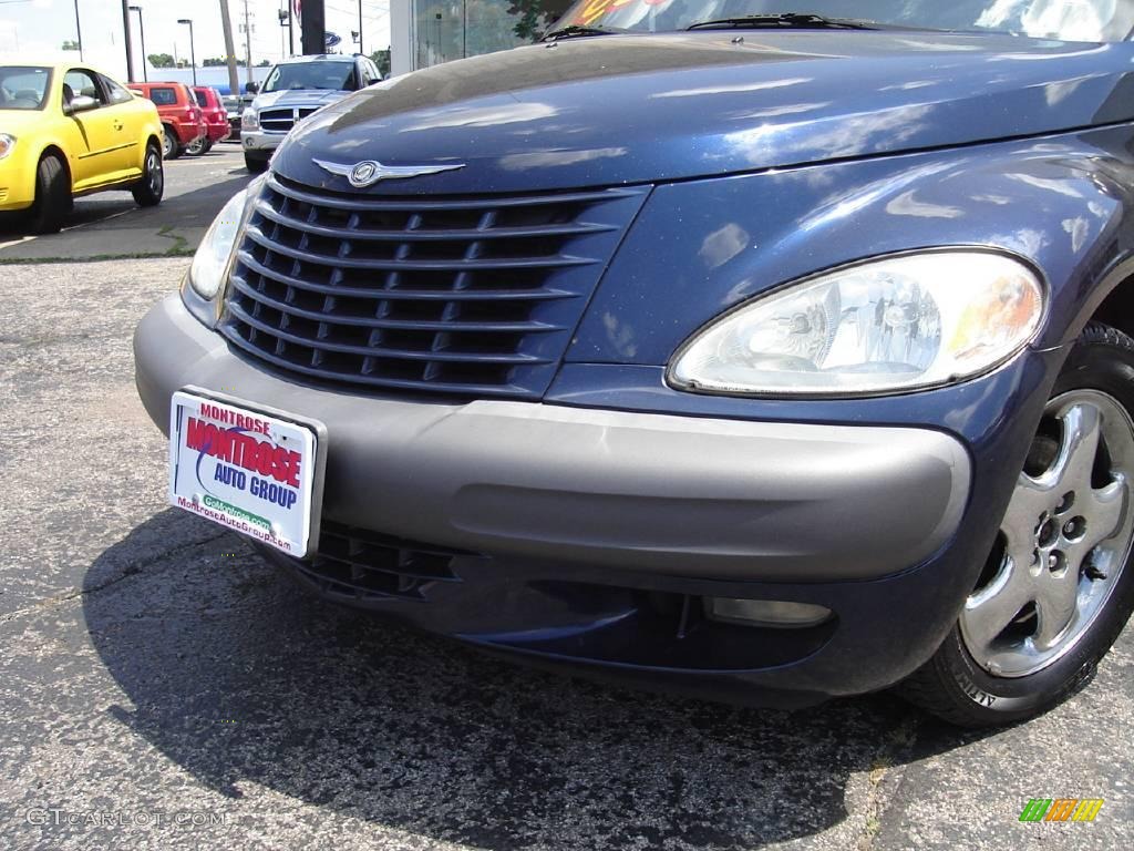 2001 PT Cruiser Limited - Patriot Blue Pearl / Gray photo #9