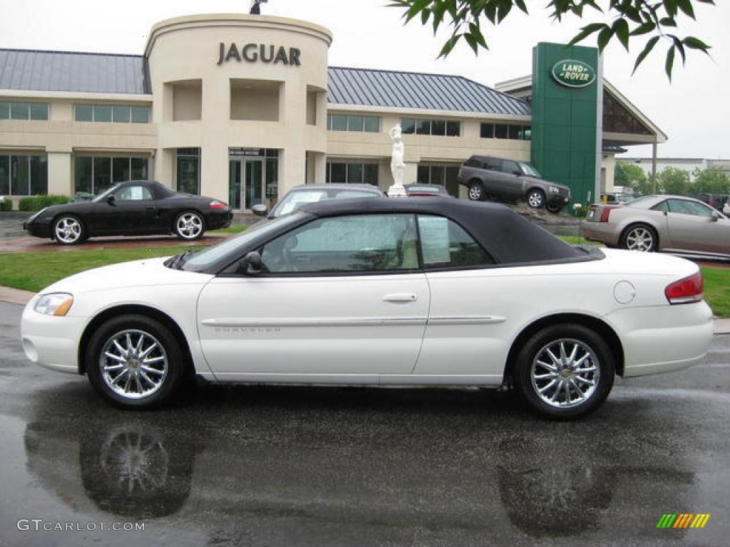 2001 Sebring Limited Convertible - Stone White / Taupe photo #2