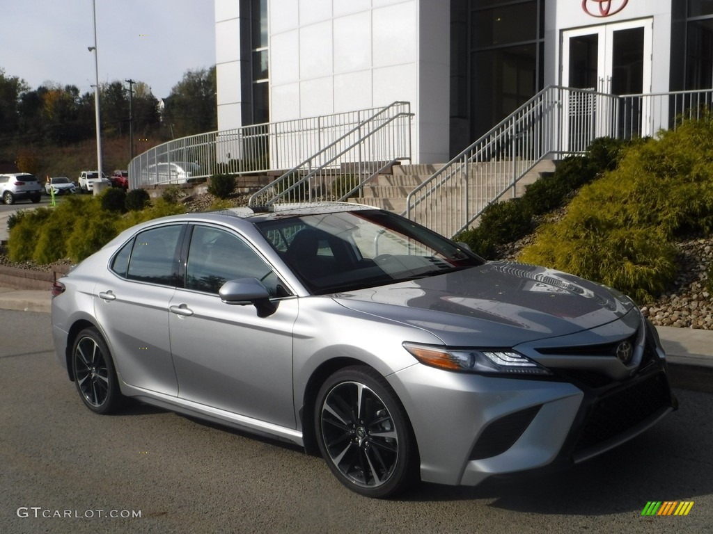 2019 Camry XSE - Celestial Silver Metallic / Black photo #1