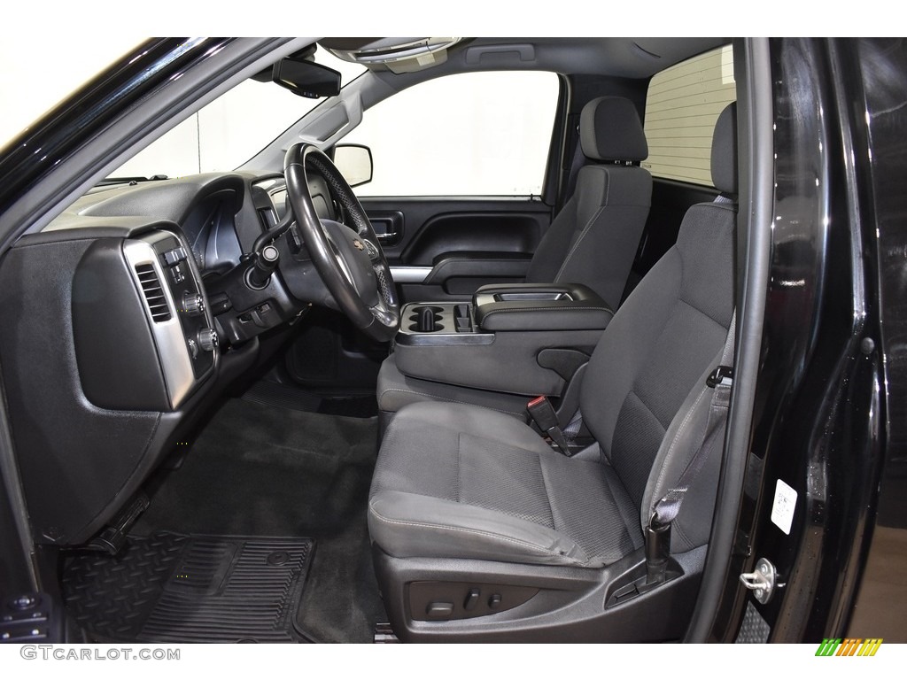 Jet Black Interior 2016 Chevrolet Silverado 1500 LT Regular Cab 4x4 Photo #143184592