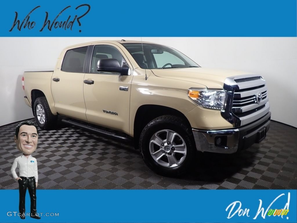 2017 Tundra SR5 CrewMax 4x4 - Quicksand / Black photo #1