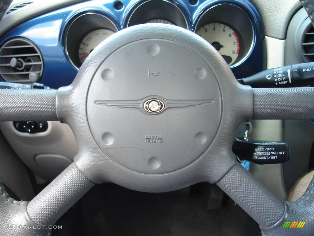 2001 PT Cruiser Limited - Patriot Blue Pearl / Gray photo #25
