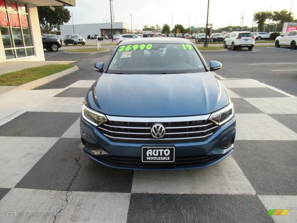 2019 Jetta SEL Premium - Blue Silk Metallic / Titan Black photo #2