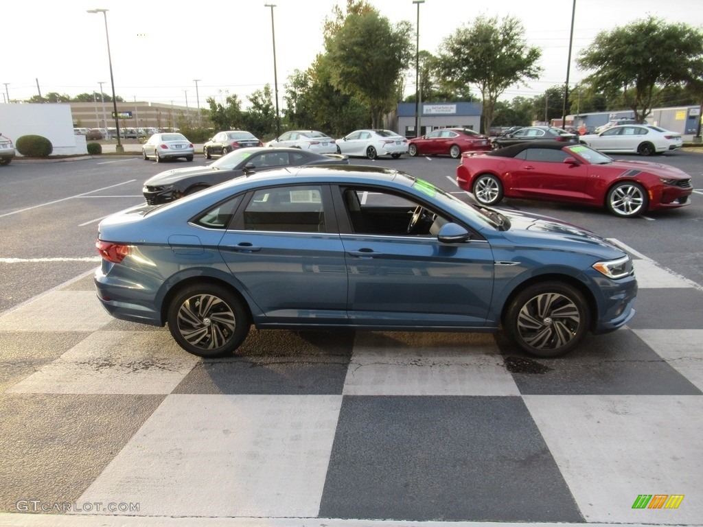 2019 Jetta SEL Premium - Blue Silk Metallic / Titan Black photo #3