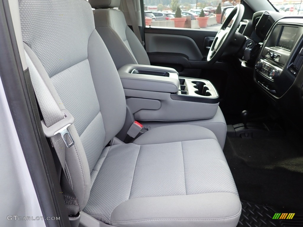 Dark Ash/Jet Black Interior 2016 Chevrolet Silverado 1500 WT Double Cab 4x4 Photo #143186573