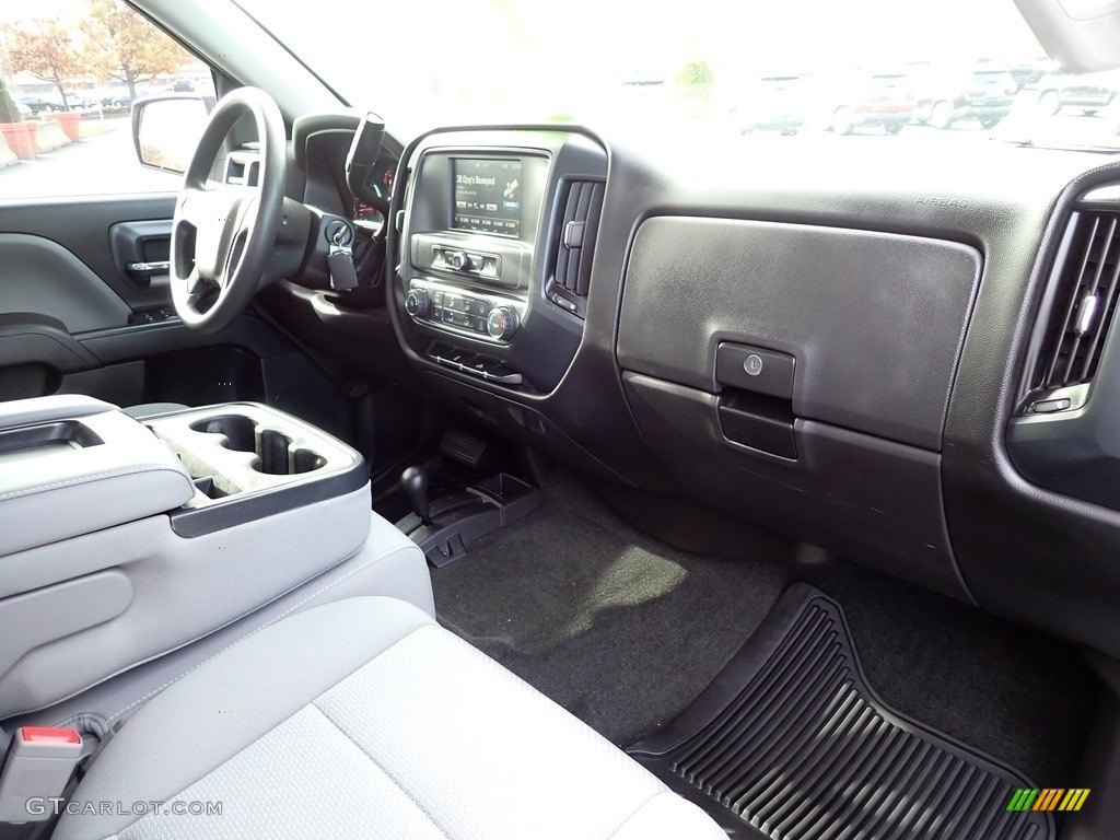 2016 Chevrolet Silverado 1500 WT Double Cab 4x4 Dark Ash/Jet Black Dashboard Photo #143186585