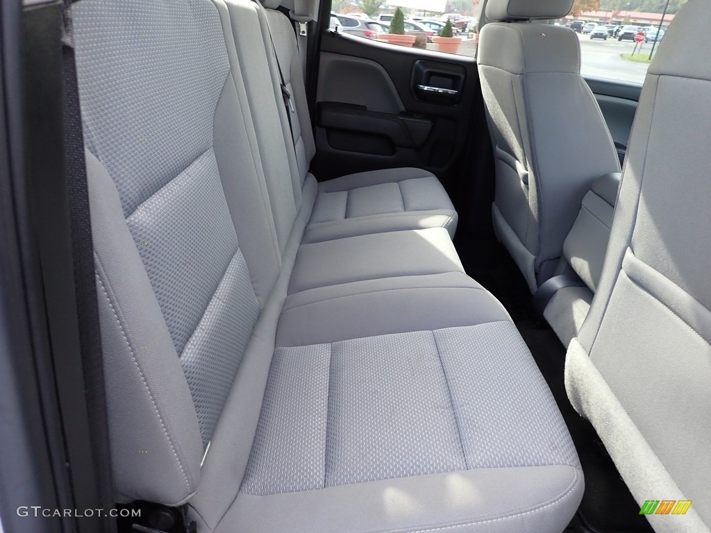 2016 Chevrolet Silverado 1500 WT Double Cab 4x4 Rear Seat Photo #143186606