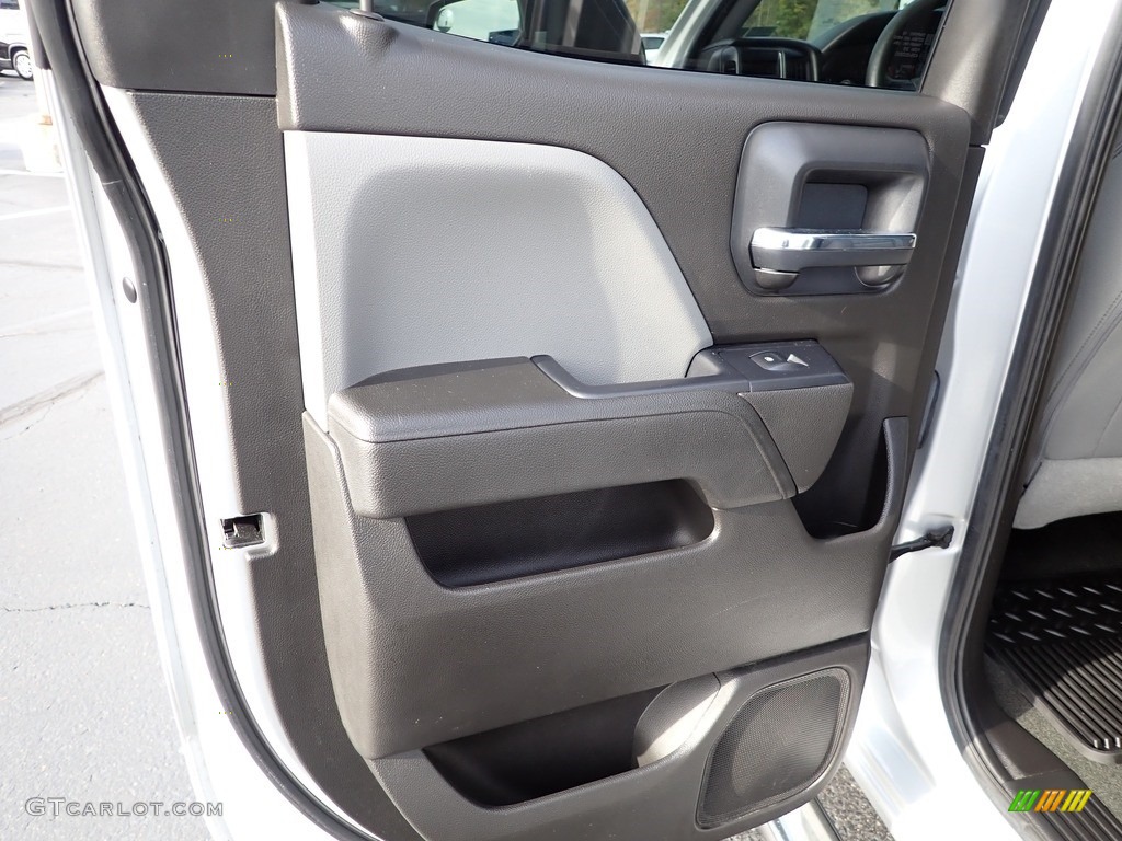 2016 Chevrolet Silverado 1500 WT Double Cab 4x4 Dark Ash/Jet Black Door Panel Photo #143186663