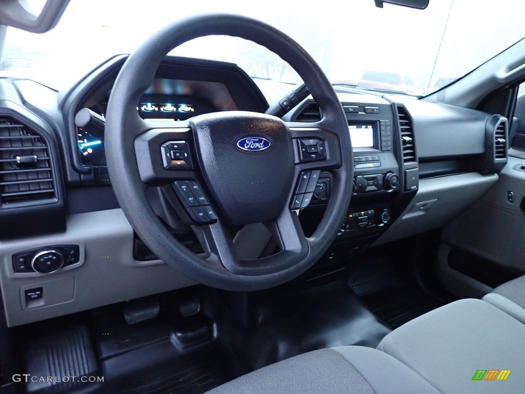 2019 Ford F150 XL Regular Cab 4x4 Earth Gray Dashboard Photo #143186972