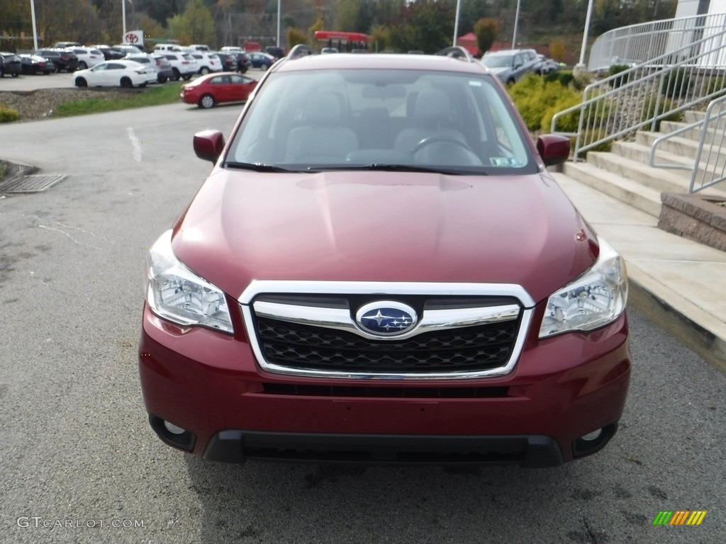 2014 Forester 2.5i Limited - Venetian Red Pearl / Black photo #10