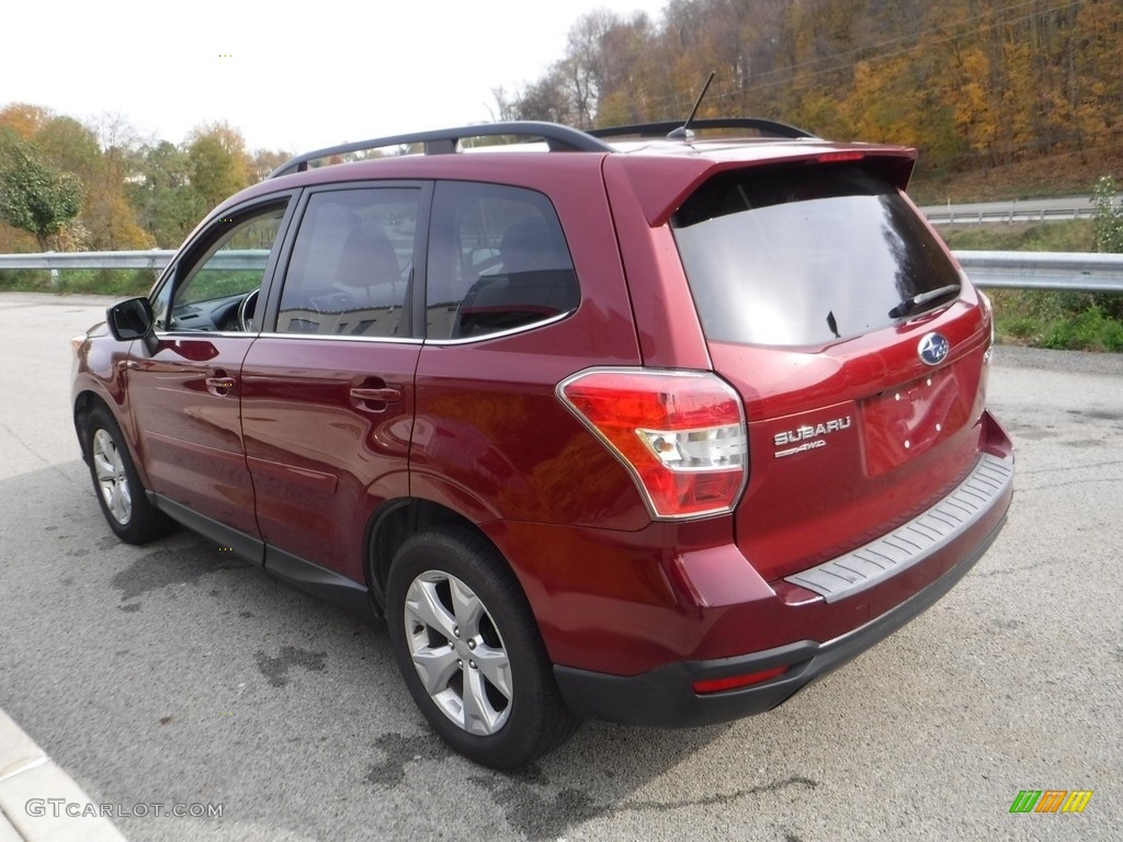 2014 Forester 2.5i Limited - Venetian Red Pearl / Black photo #13