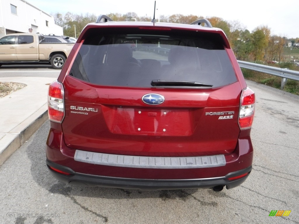 2014 Forester 2.5i Limited - Venetian Red Pearl / Black photo #14