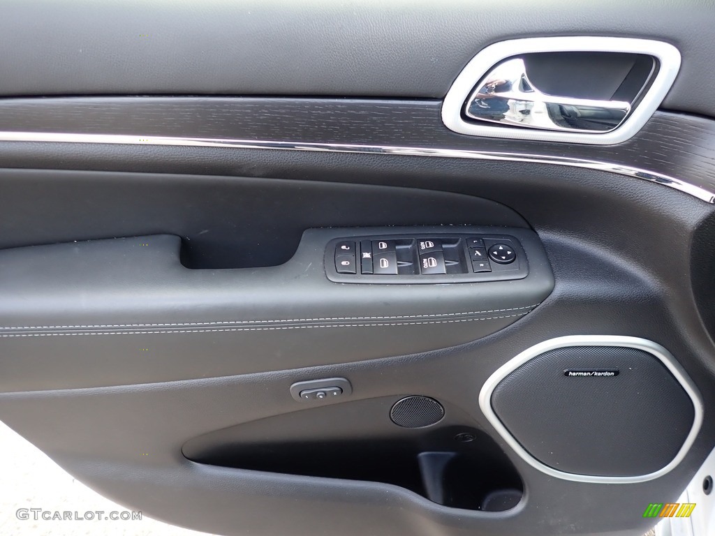 2021 Jeep Grand Cherokee Summit 4x4 Black Door Panel Photo #143189286