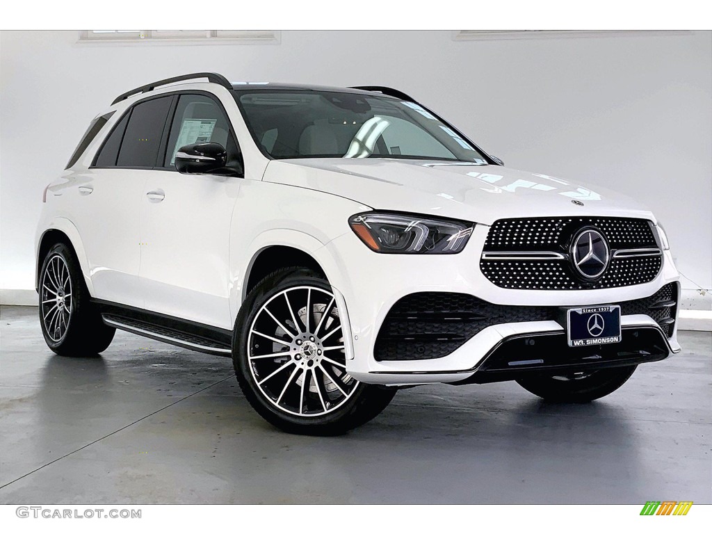 Polar White 2022 Mercedes-Benz GLE 350 Exterior Photo #143189499