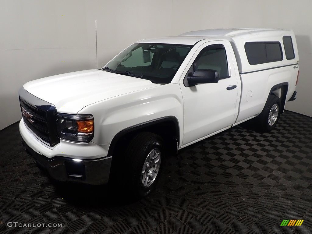 Summit White 2015 GMC Sierra 1500 Regular Cab 4x4 Exterior Photo #143189571