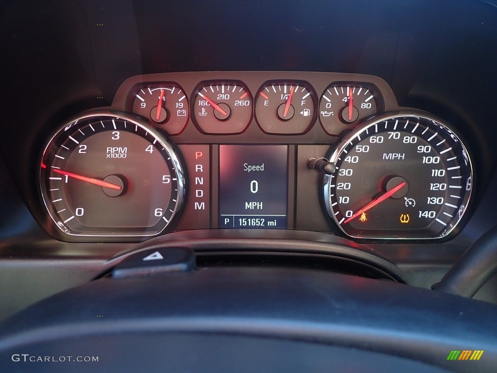 2015 GMC Sierra 1500 Regular Cab 4x4 Gauges Photo #143189901