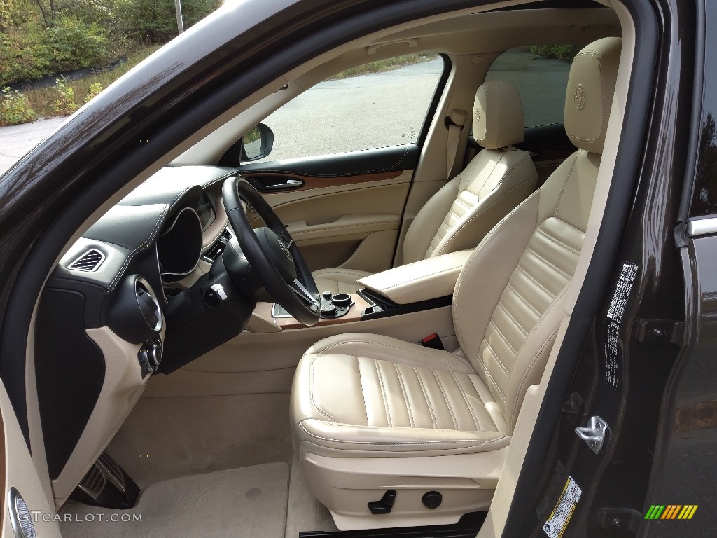 2018 Alfa Romeo Stelvio Ti AWD Front Seat Photo #143189904