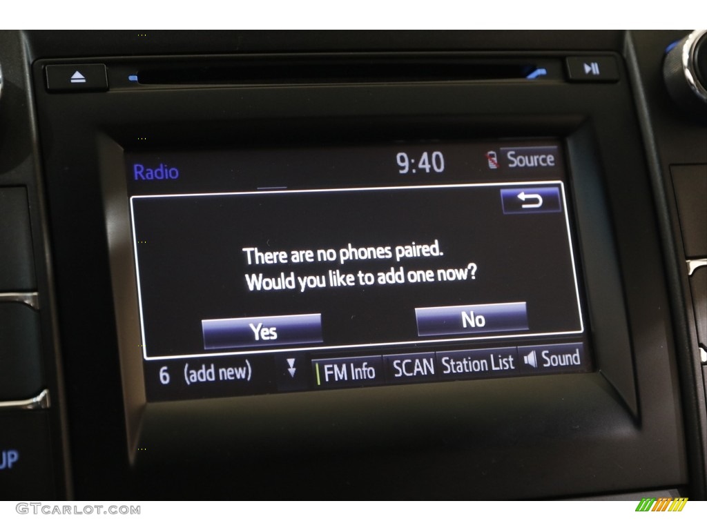 2015 Camry SE - Blue Crush Metallic / Black photo #11