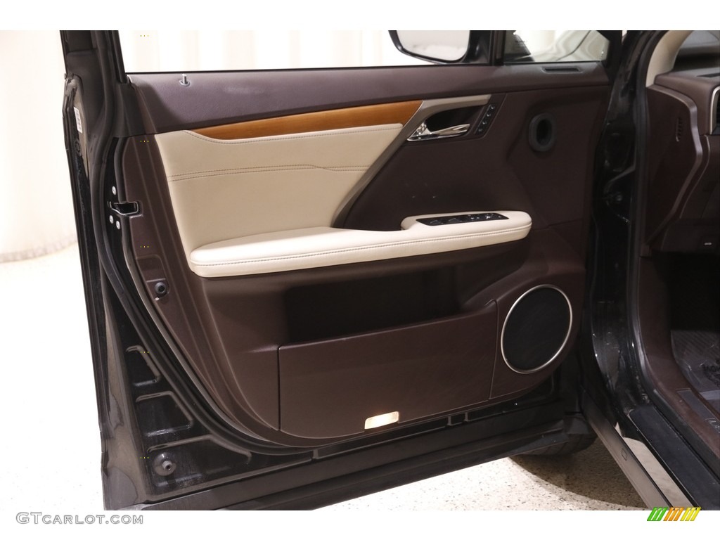 2018 Lexus RX 350 AWD Parchment Door Panel Photo #143190447