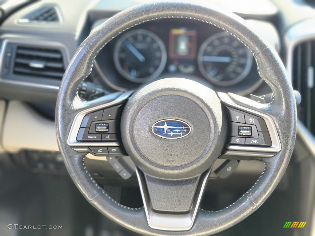 2019 Subaru Ascent Limited Warm Ivory Steering Wheel Photo #143191554