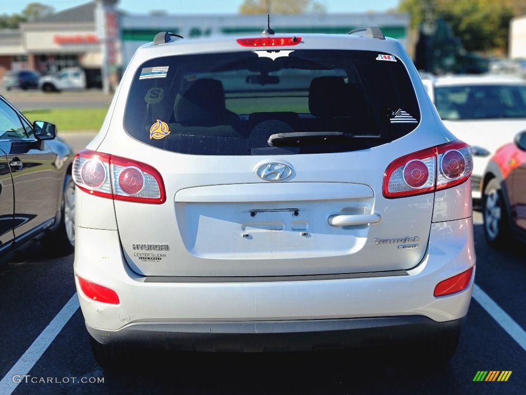 2011 Santa Fe GLS AWD - Moonstone Silver / Gray photo #4