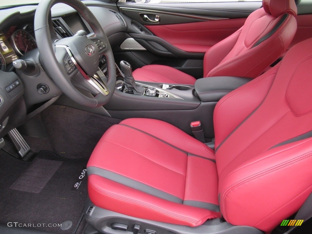 Monaco Red Interior 2021 Infiniti Q60 Red Sport 400 Photo #143193159