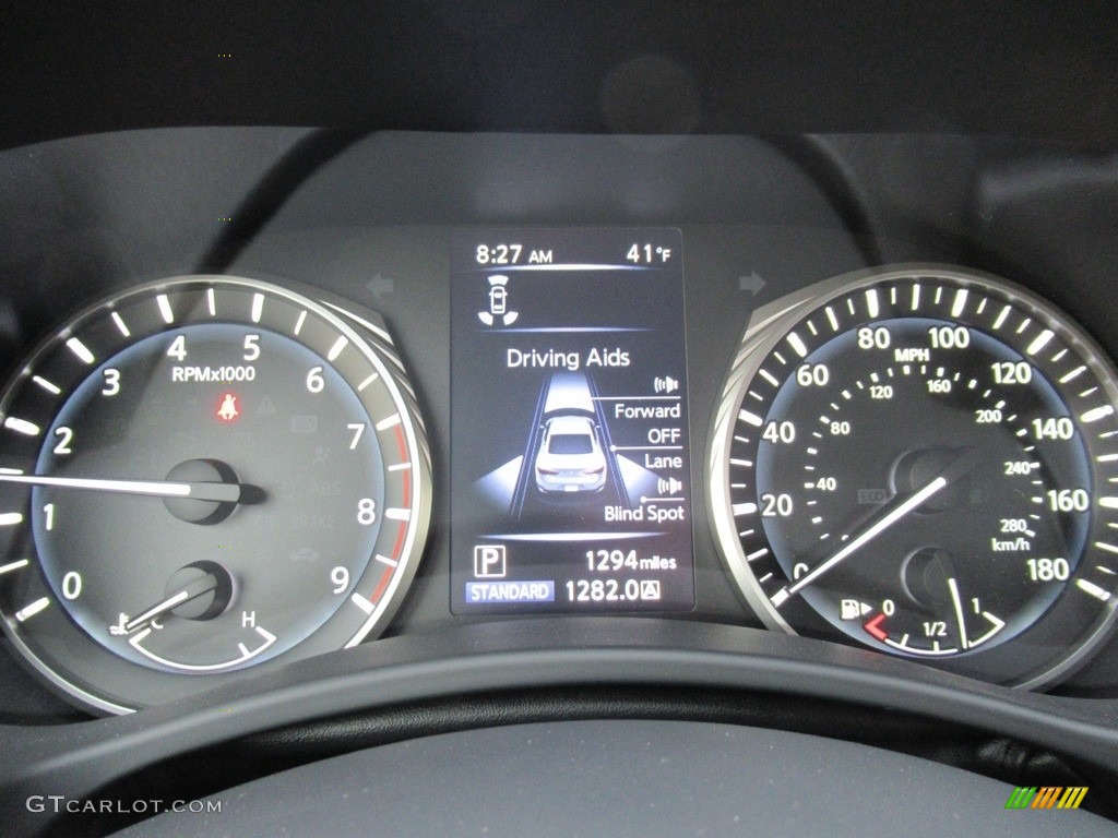 2021 Infiniti Q60 Red Sport 400 Gauges Photo #143193234