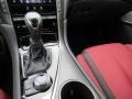 2021 Infiniti Q60 Monaco Red Interior Transmission Photo
