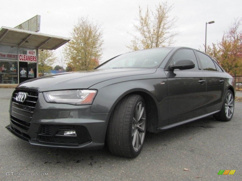 2016 A4 2.0T Premium Plus quattro - Dakota Gray Metallic / Black photo #6