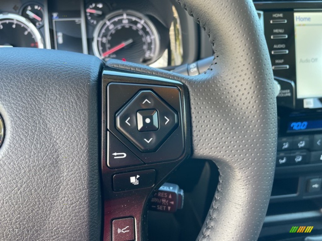 2021 Toyota 4Runner TRD Pro 4x4 Black/Graphite Steering Wheel Photo #143197009
