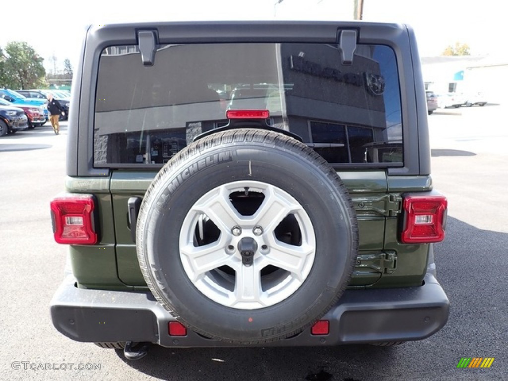 2021 Wrangler Unlimited Sport 4x4 - Sarge Green / Black photo #4