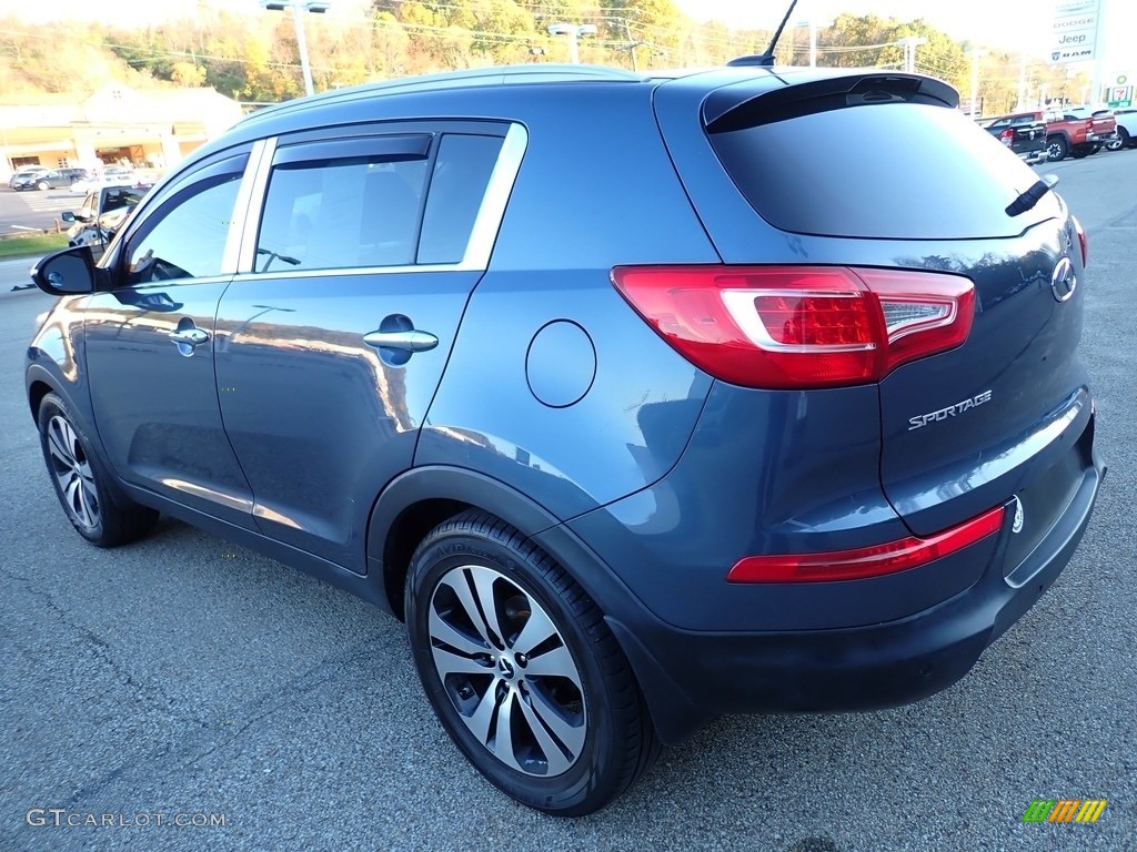 2012 Sportage EX - Twilight Blue / Black photo #3