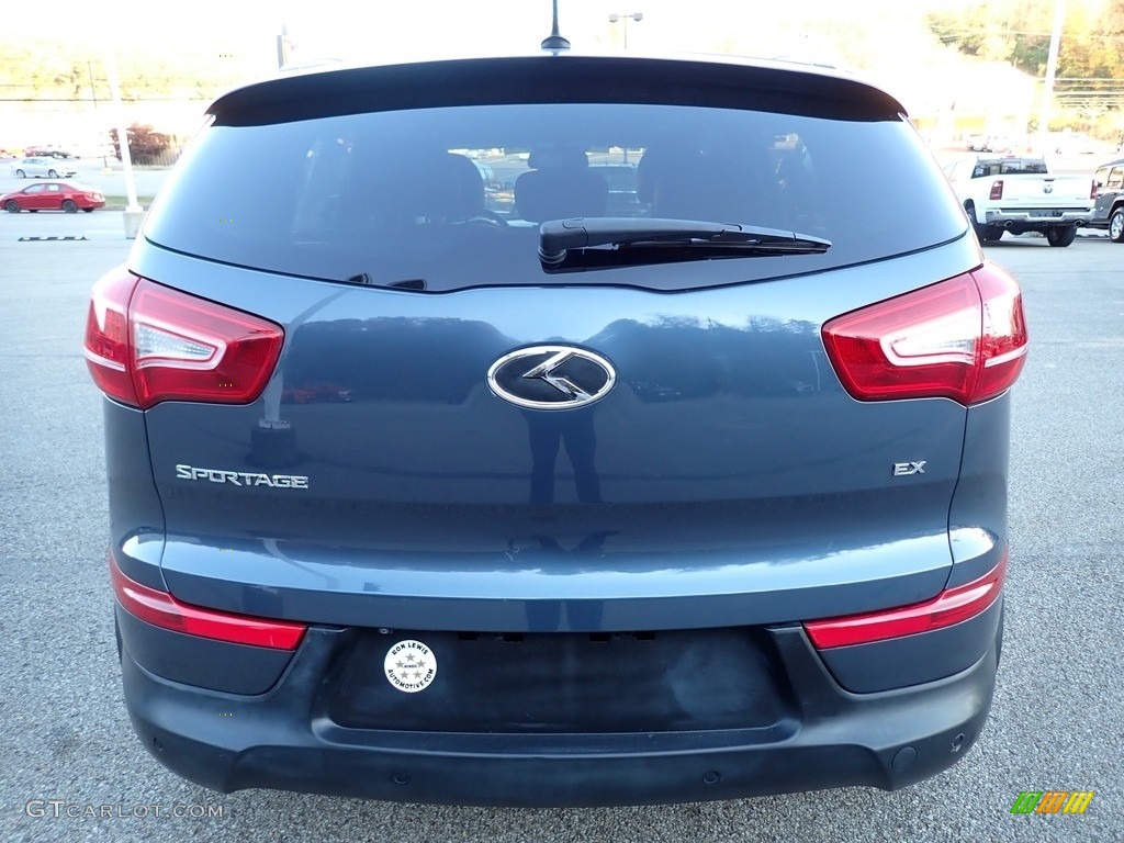 2012 Sportage EX - Twilight Blue / Black photo #4