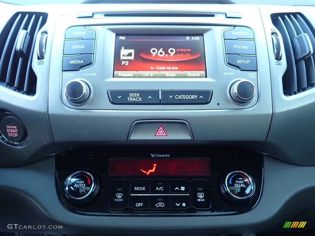 2012 Sportage EX - Twilight Blue / Black photo #19