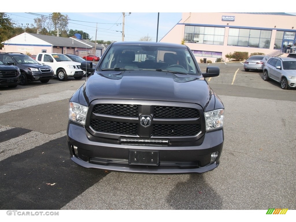 2014 1500 Express Crew Cab 4x4 - Mineral Gray Metallic / Black/Diesel Gray photo #2