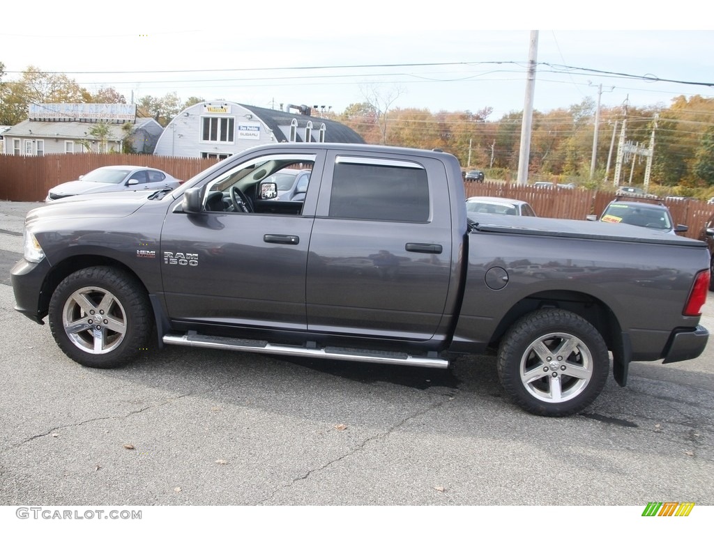 2014 1500 Express Crew Cab 4x4 - Mineral Gray Metallic / Black/Diesel Gray photo #8