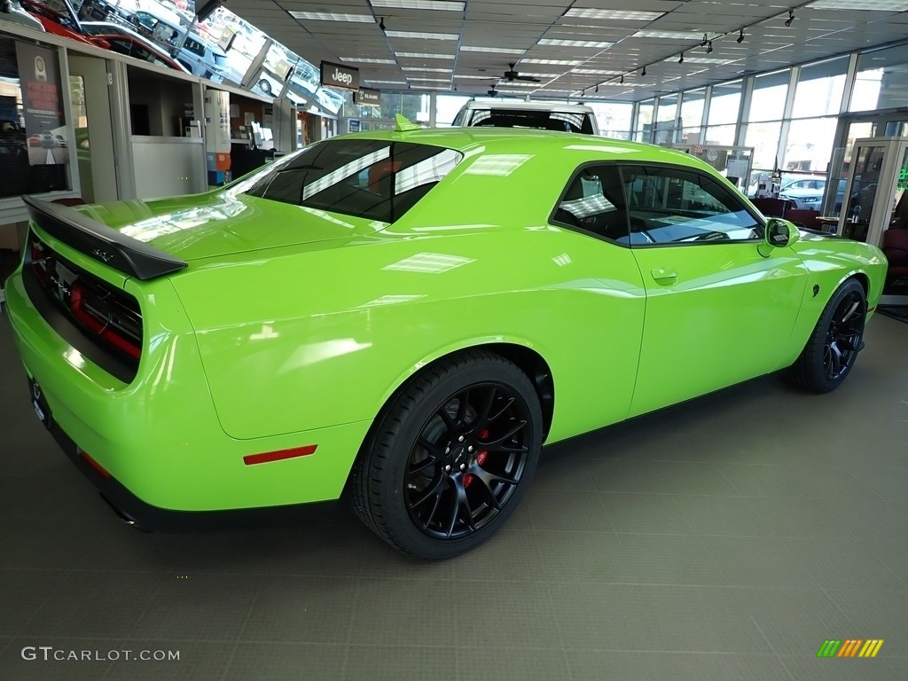 2015 Challenger SRT Hellcat - Sublime Green Pearl / Black photo #6