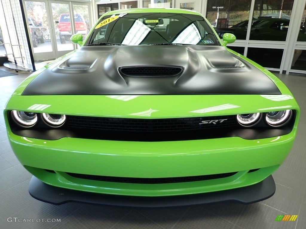 2015 Challenger SRT Hellcat - Sublime Green Pearl / Black photo #9