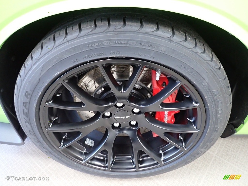2015 Challenger SRT Hellcat - Sublime Green Pearl / Black photo #10