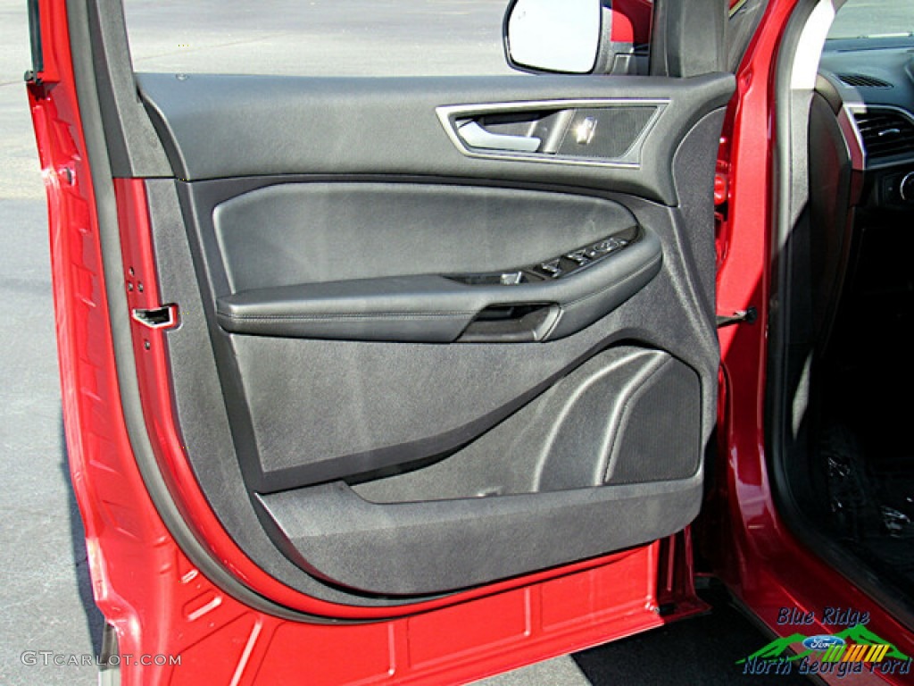 2020 Edge SEL AWD - Rapid Red Metallic / Ebony photo #10